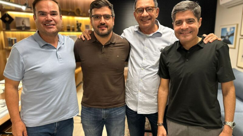 ACM Neto se reúne com Jabes e Valderico e confirma união em Ilhéus: ‘Vamos buscar a definição do mais competitivo