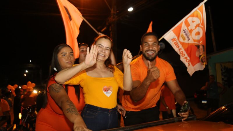 Caminhada de Doutora Joanira na Urbisre afirmou o desejo de mudança do povo de Una