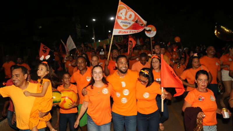 Caminhada de Doutora Joanira e Keko mostra sentimento de mudança do povo de Una por nova gestão