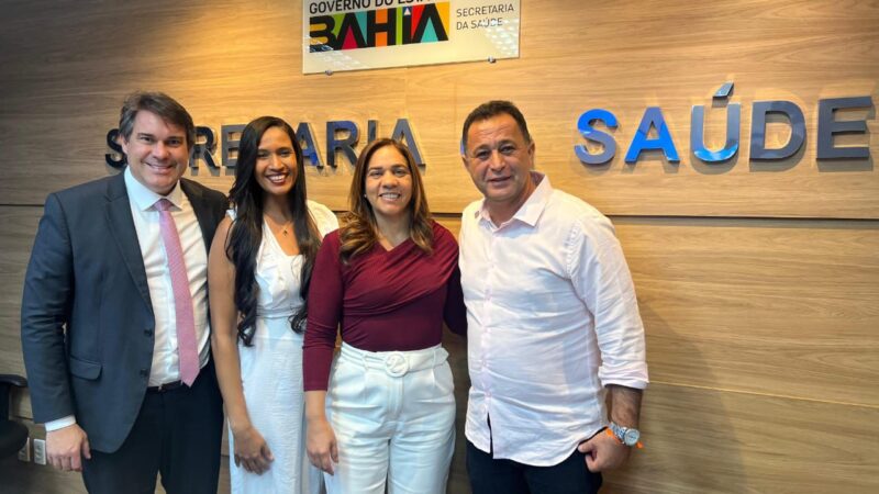 Prefeito eleito de Ibirapitanga e equipe participam de agenda com autoridades estaduais para fortalecer secretarias municipais