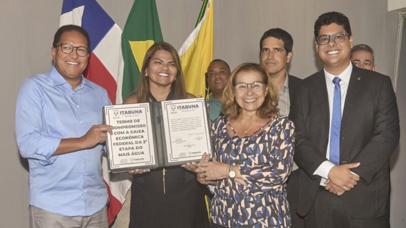 Augusto Castro assina Termo de Compromisso para o Mais Água III e no final de fevereiro entregará as duas primeiras etapas