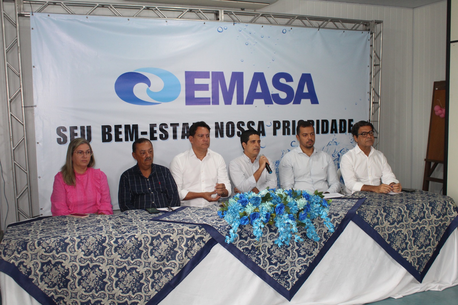 Nova diretoria aponta desafios e objetivos para os próximos anos em encontro virtual com colaboradores da EMASA