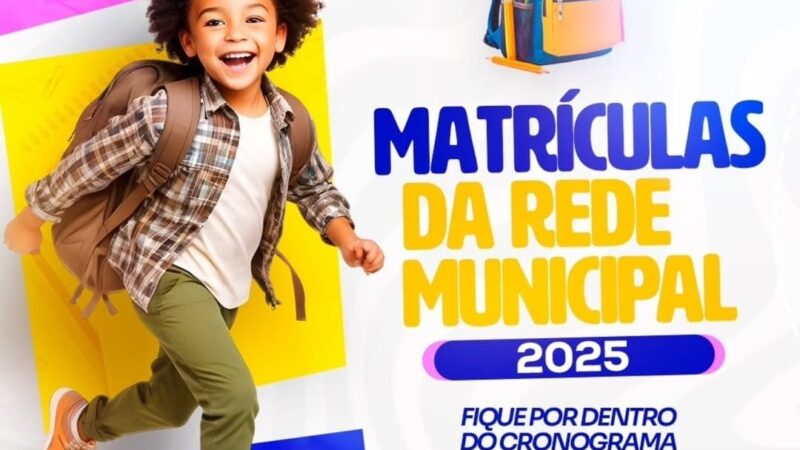 URUÇUCA: MATRÍCULAS DA REDE MUNICIPAL DE ENSINO COMEÇAM EM TRÊS DE FEVEREIRO