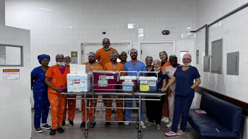 Primeira captação de múltiplos órgãos do ano é realizada no Hospital de Base de Itabuna