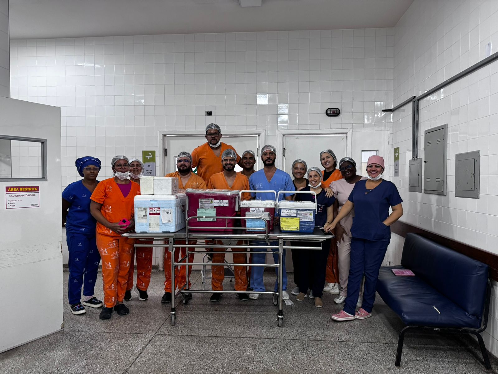 Primeira captação de múltiplos órgãos do ano é realizada no Hospital de Base de Itabuna