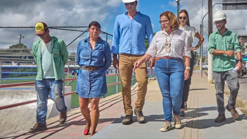 Prefeitura de Itabuna inspeciona requalificação da obras na Praça do Berilo Guimarães e Orla Beira-Rio