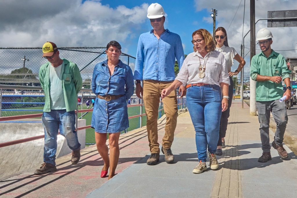 Prefeitura de Itabuna inspeciona requalificação da obras na Praça do Berilo Guimarães e Orla Beira-Rio