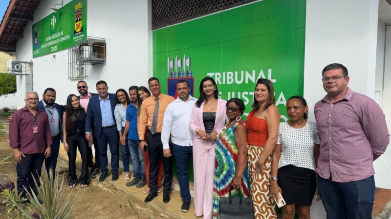 CEJUSC de Ibirapitanga recebe visita de fiscalização e alinhamento para inauguração