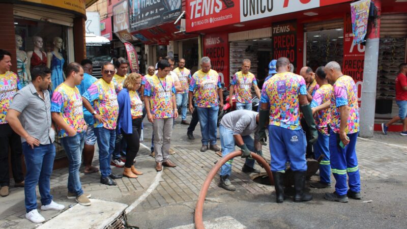 EMASA realiza ação preventiva para a 44ª Lavagem do Beco do Fuxico