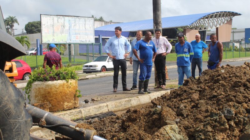 EMASA executa serviços de testagem do Projeto Mais Água na rede adutora do reservatório do Novo Jaçanã