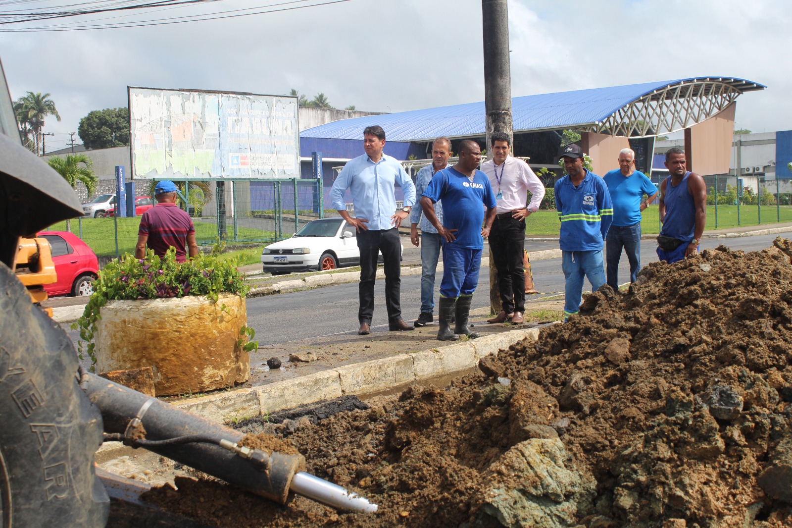 EMASA executa serviços de testagem do Projeto Mais Água na rede adutora do reservatório do Novo Jaçanã