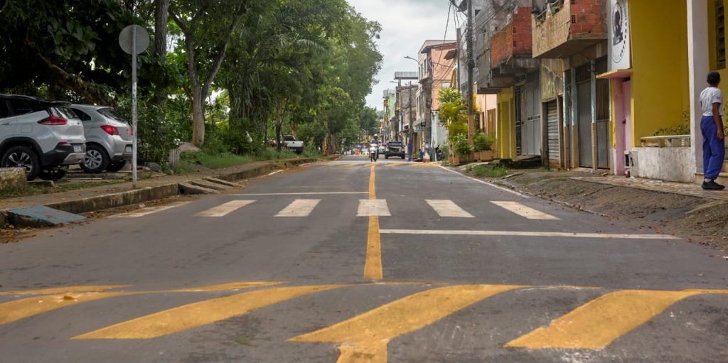 Prefeitura de Itabuna conclui pintura de sinalização de ruas do Banco Raso e Jaçanã