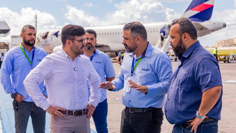 Prefeito Valderico Junior discute melhorias no Aeroporto Jorge Amado