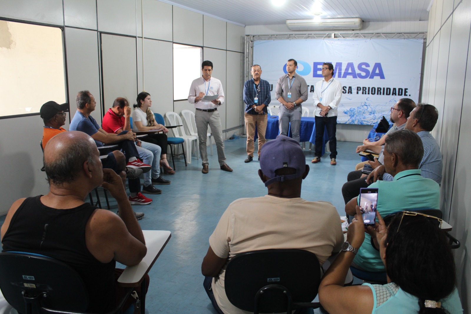 Diretoria da EMASA presta homenagem aos funcionários que foram aposentados