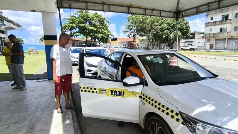 Prefeitura prossegue vistoriando a frota de táxis de Itabuna no pátio da SETTRAN