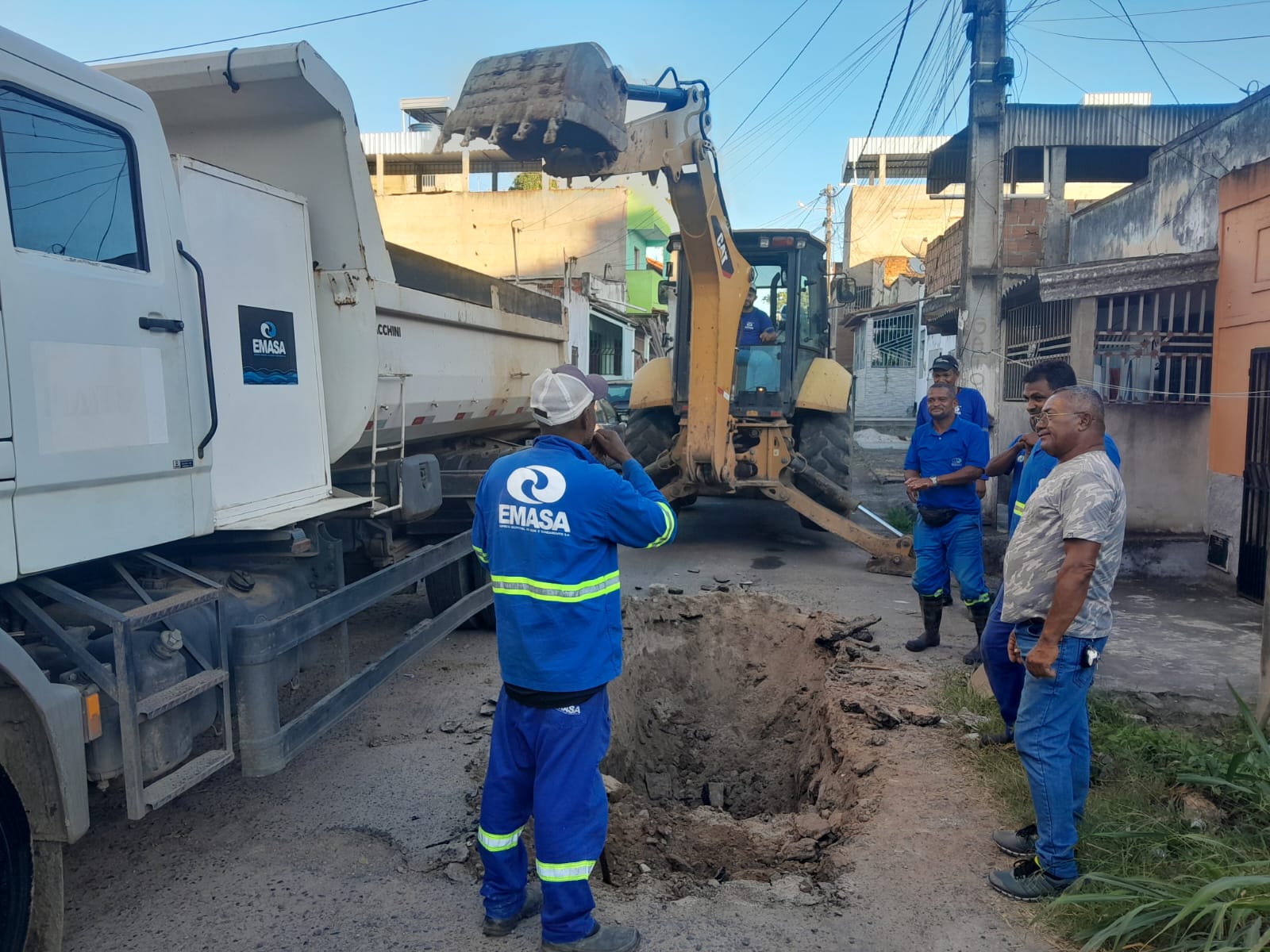 EMASA descobre vazamento não aparente que prejudicava abastecimento de água para a zona norte de Itabuna