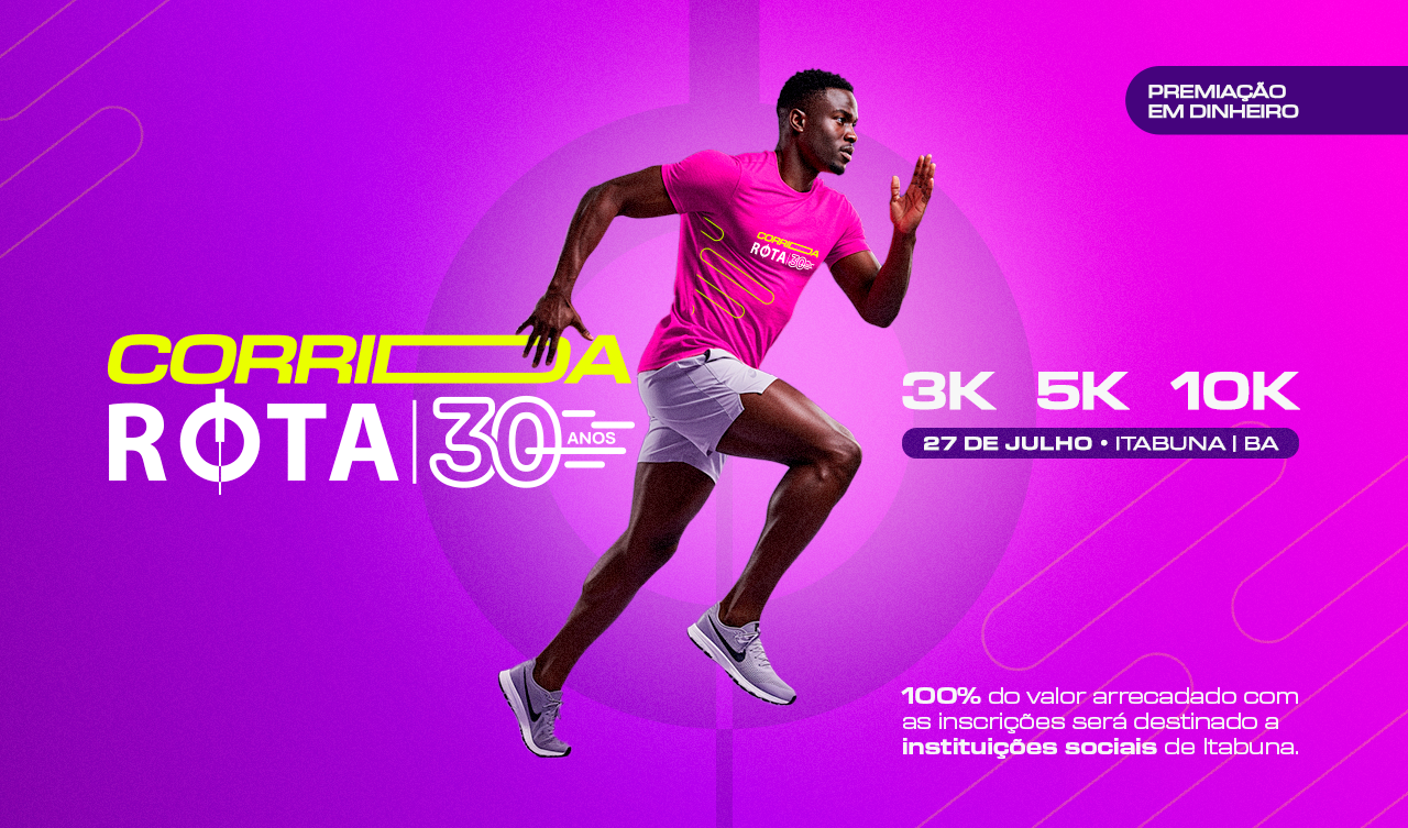 ROTA TRANSPORTES celebra 30 ANOS com grande corrida de rua em itabuna