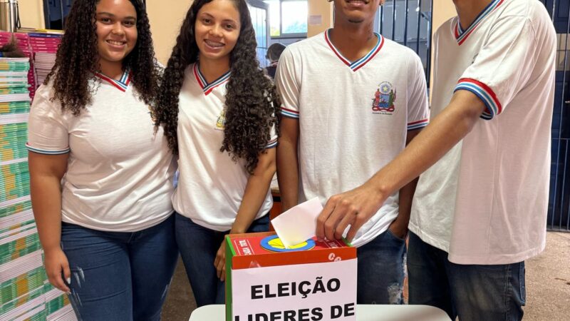 Rede estadual de ensino inicia eleições para líderes municipais, nesta terça-feira (8)