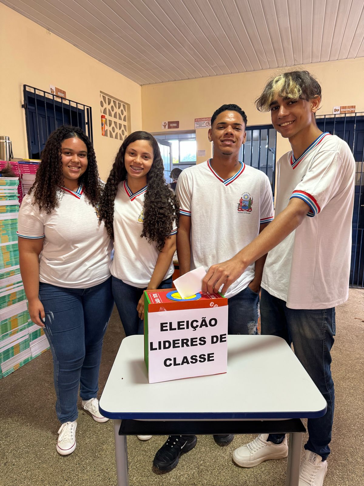 Rede estadual de ensino inicia eleições para líderes municipais, nesta terça-feira (8)