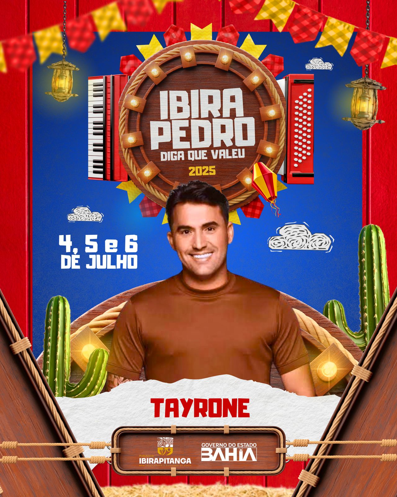 Ibirapitanga: Tayrone é confirmado no IbiraPedro 2025