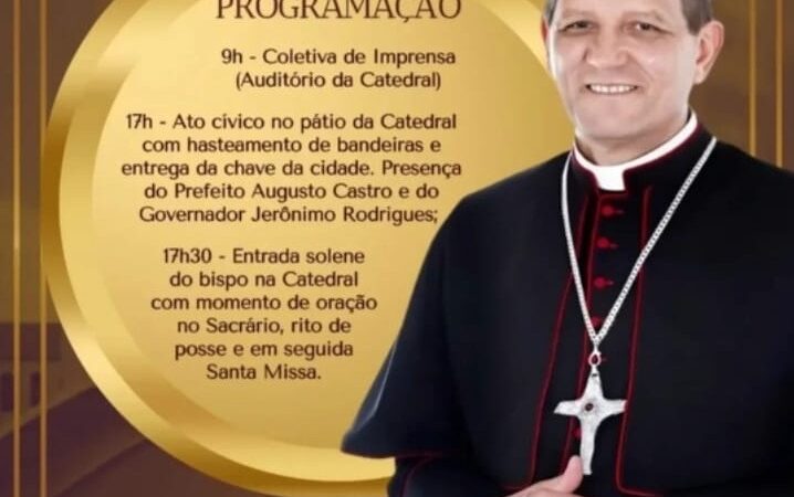 DOM JAILTON DE OLIVEIRA LINO TOMARÁ POSSE COMO BISPO DADIOCESE DE ITABUNA