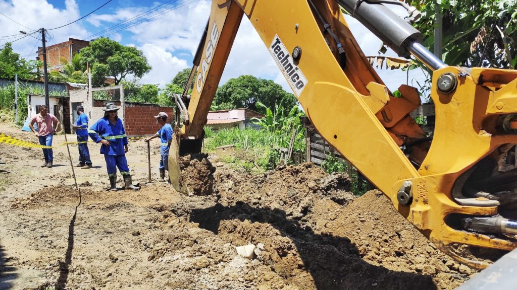 Prefeitura de Itabuna avança com as obras de implantação de saneamento no Lomanto