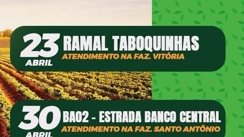 URUÇUCA: ATENDIMENTOS MÉDICOS DA ZONA RURAL SERÃO RETOMADOS DIA 23