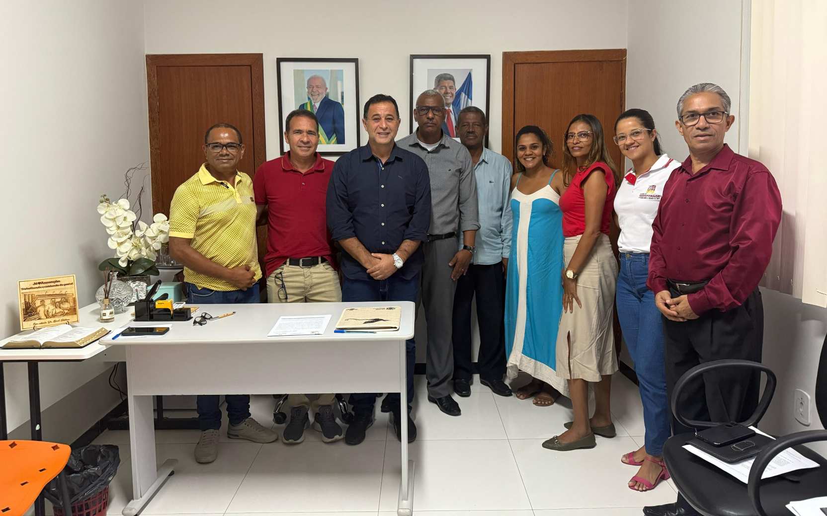 Prefeito de Ibirapitanga se reúne com COMPLEIB para dialogar sobre o Dia dos Evangélicos