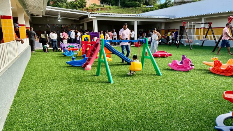 Prefeitura de Ibirapitanga entrega obra de requalificação da Creche Professora Cecília Pereira da Silva