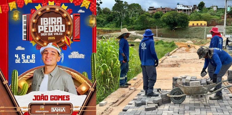 Prefeitura de Ibirapitanga celebra 100 dias de gestão com anúncio de João Gomes no IbiraPedro 2025
