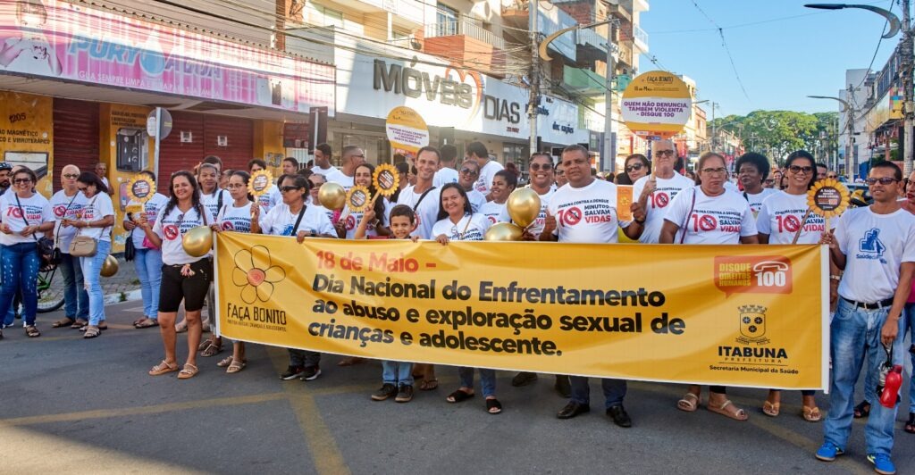 Itabuna se mobiliza para a Campanha Nacional Contra o Abuso e à Exploração Sexual de Crianças e Adolescentes