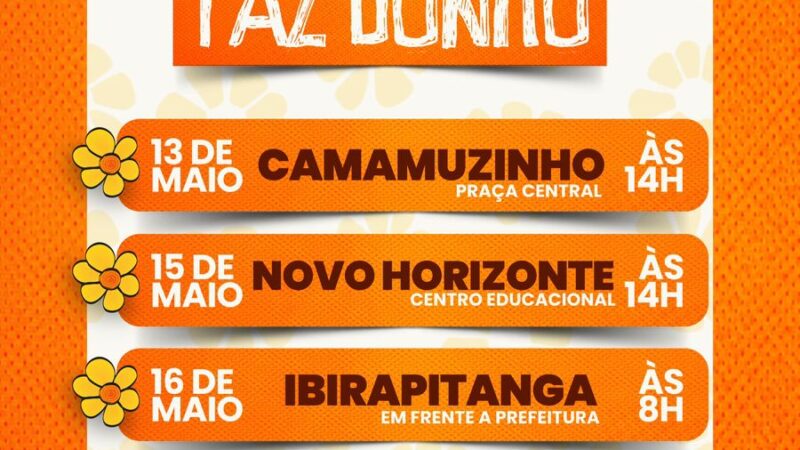 Prefeitura de Ibirapitanga realiza semana de combate ao abuso e à exploração sexual infantil