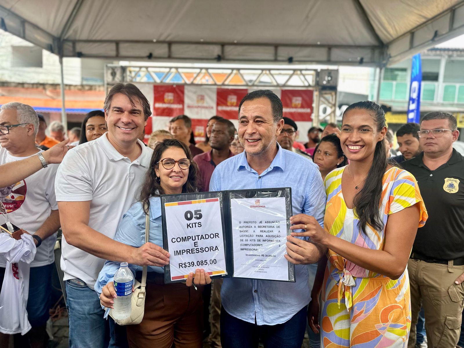 Ibirapitanga: Inaugurações marcam Dia do Trabalhador em Itamarati
