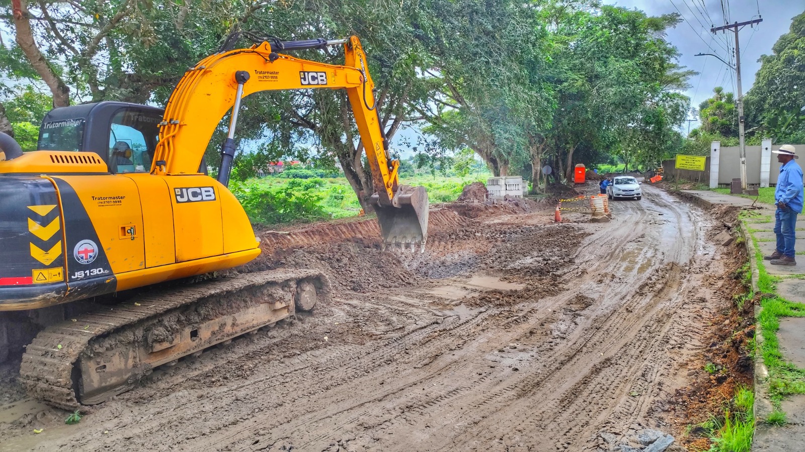 Governo do Estado já executou 40% das obras de pavimentação da ligação de Itabuna à BA-649, no São Judas Tadeu