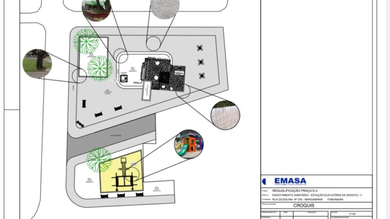 Mangabinha ganha nova praça com espaço de convivência e de lazer