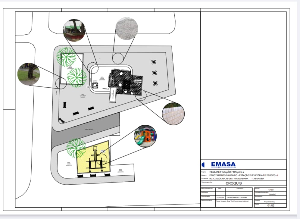 Mangabinha ganha nova praça com espaço de convivência e de lazer