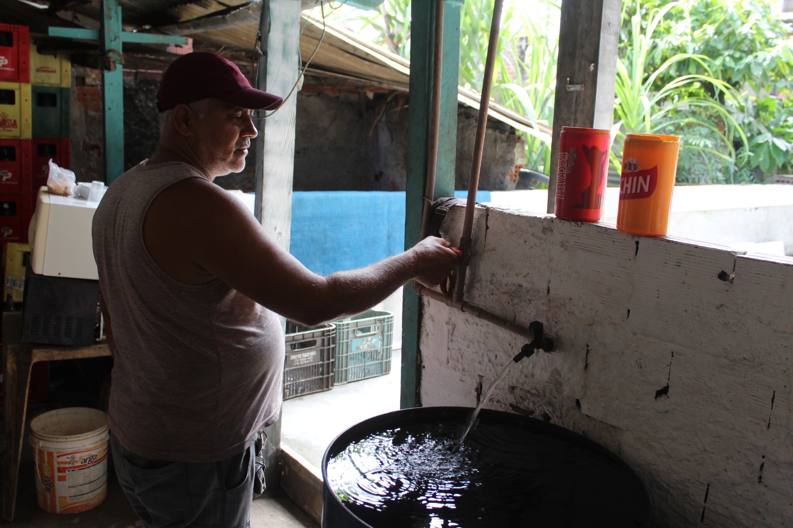 Moradores do Pedro Jerônimo já percebem melhorias no abastecimento de água