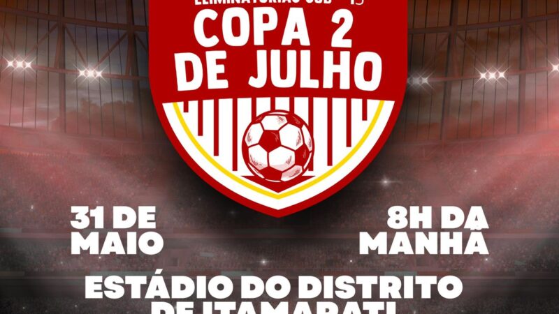 Ibirapitanga sedia semifinal e final da 15ª Copa 2 de Julho Sub-15 neste sábado (31)