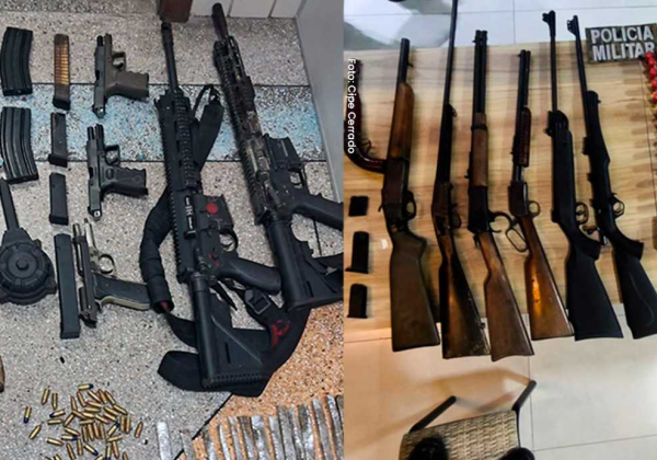 Reforço do combate ao crime organizado amplia em 18% o número de apreensões de armas de fogo