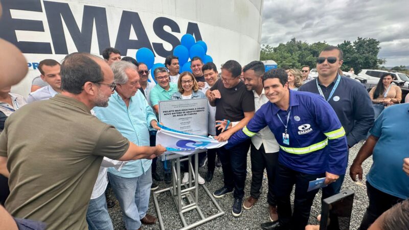 Prefeito Augusto Castro entrega segundo reservatório do Projeto Mais Água para Itabuna e reforça segurança hídrica da cidade