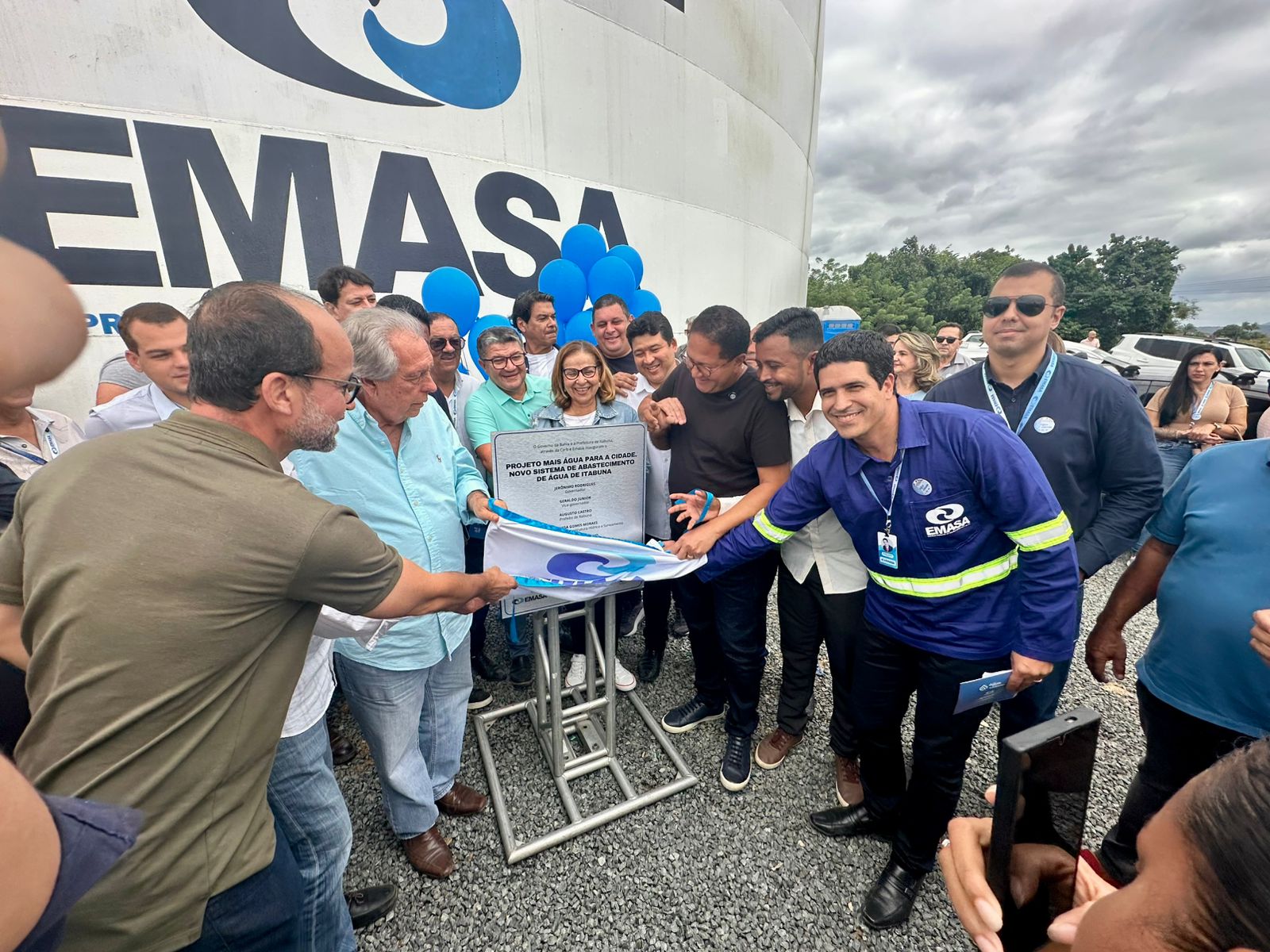 Prefeito Augusto Castro entrega segundo reservatório do Projeto Mais Água para Itabuna e reforça segurança hídrica da cidade