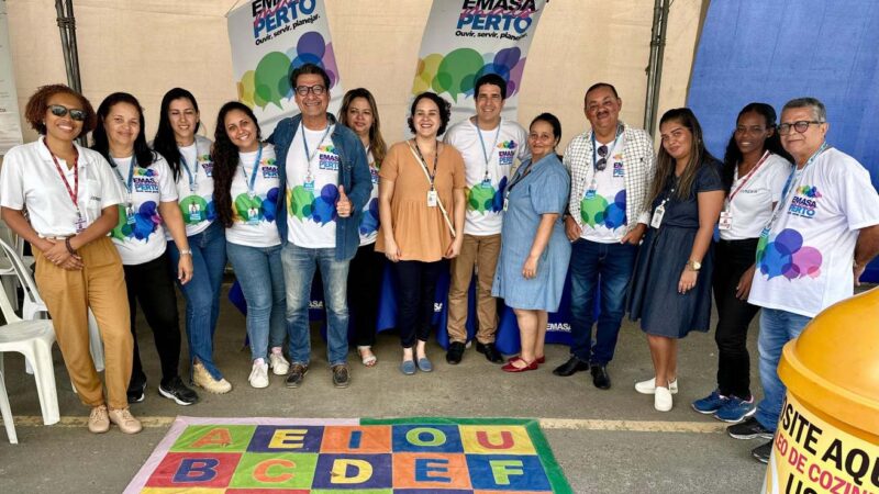 EMASA participa da Feira Comunitária de Encerramento do Projeto Social no Jardim Jaçanã