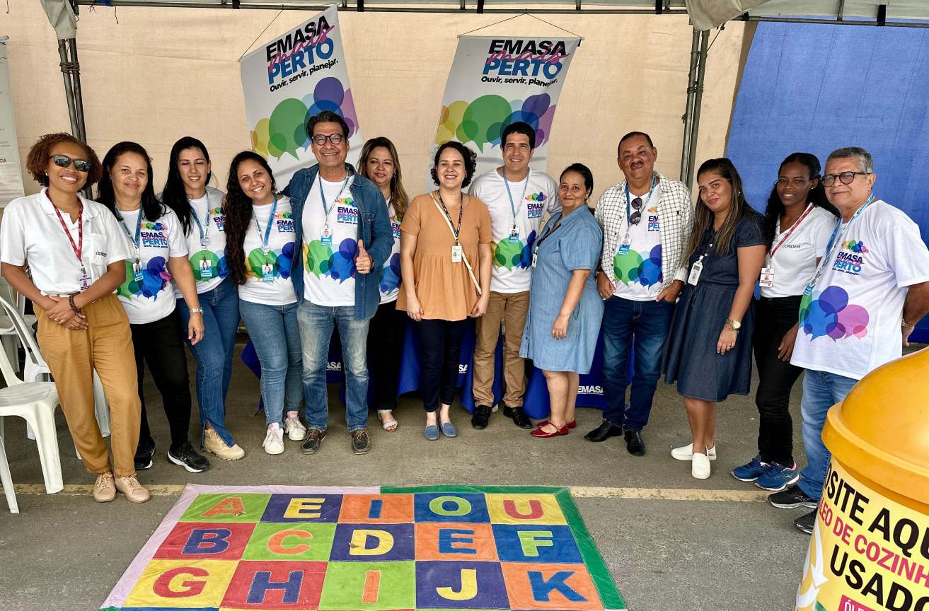 EMASA participa da Feira Comunitária de Encerramento do Projeto Social no Jardim Jaçanã