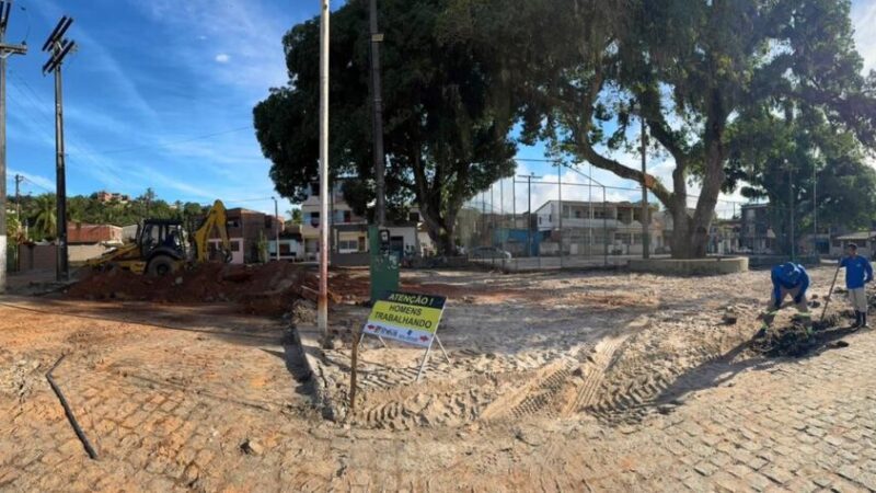 Prefeitura de Ilhéus inicia requalificação da Praça da Mangueira, no bairro Nelson Costa