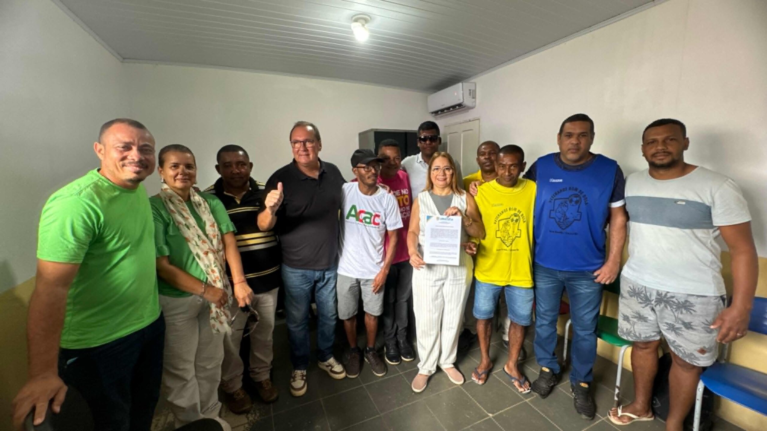 PREFEITURA DE URUÇUCA CEDE ÁREA DO CAMPO DA REPRESA PARA ASSOCIAÇÃO CULTURAL EM SERRA GRANDE