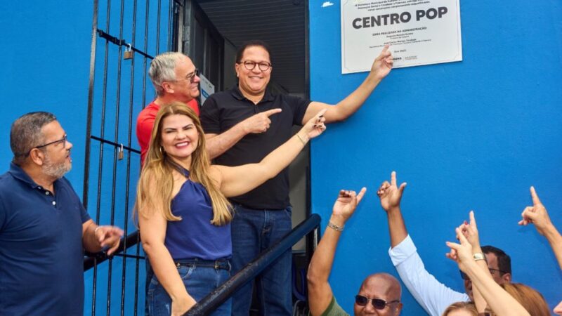 Prefeito Augusto Castro entrega reforma das instalações do Centro Pop e do Instituto de Educação Infantil Lúcia Oliveira