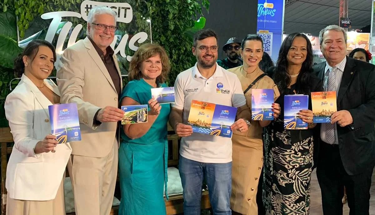 Ilhéus apresenta estande institucional no Festival do Chocolate 2025 e reúne setor turístico