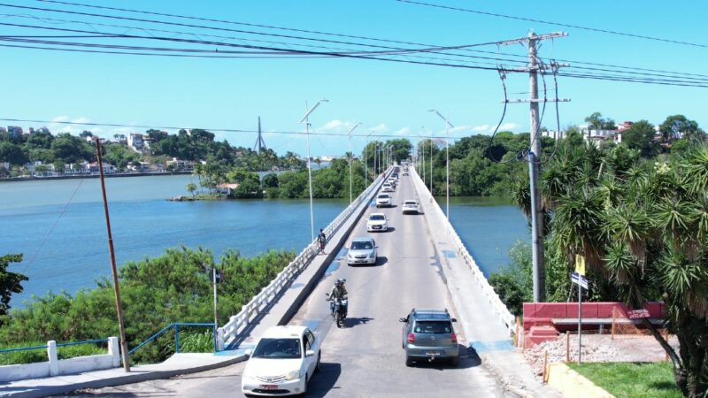 Ponte Lomanto Júnior será parcialmente interditada nesta sexta-feira (25) para retirada de cabos