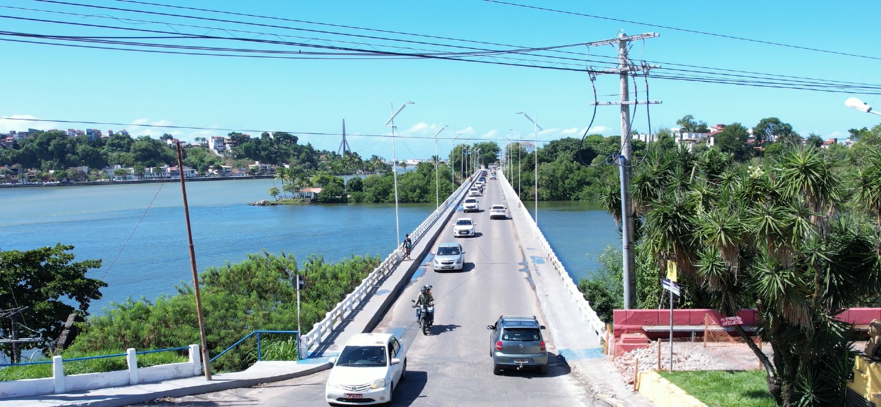 Ponte Lomanto Júnior será parcialmente interditada nesta sexta-feira (25) para retirada de cabos