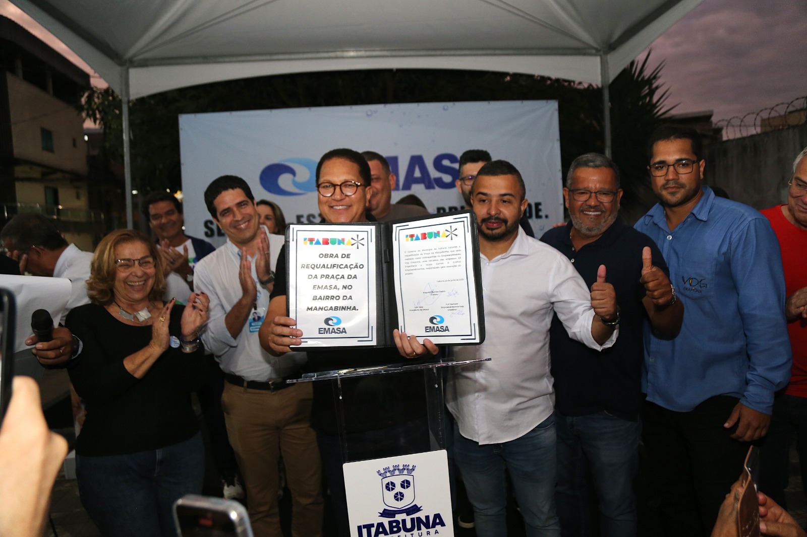 Praça da EMASA na Mangabinha terá espaço de convivência, lazer e atividade física, afirma prefeito Augusto Castro
